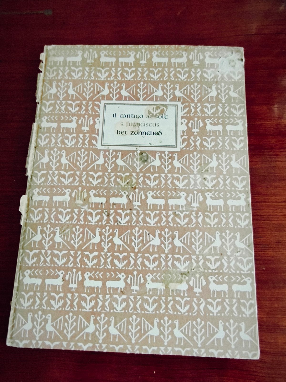 Het ZonneLied - De Roos (1947) - Genummerd exemplaar, Boeken, Ophalen of Verzenden, Gelezen, Franciscus van Assisi, Nederland