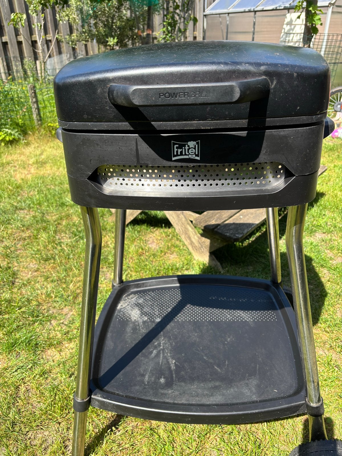 Fritel Powergrill elektrische BBQ en tafelgrill, Ophalen of Verzenden, Gebruikt