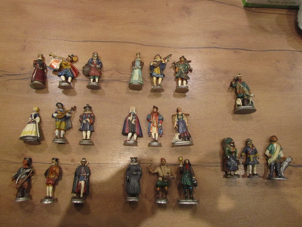 Haefelin historie zinn tin figuren, Ophalen of Verzenden