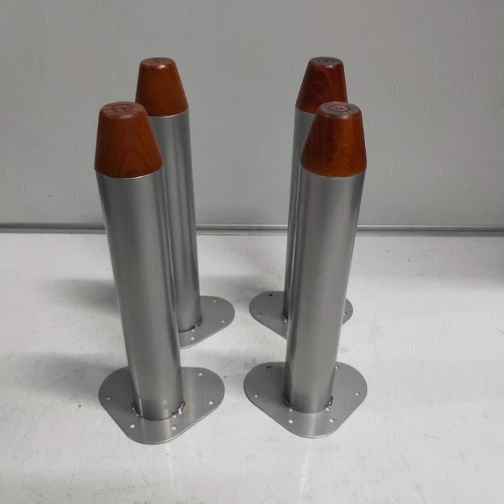 Nieuwe set van 4 metalen tafelpoten salontafel / lage tafel, Huis en Inrichting, Tafelonderdelen, Ophalen, Gebruikt, Rechthoekig
