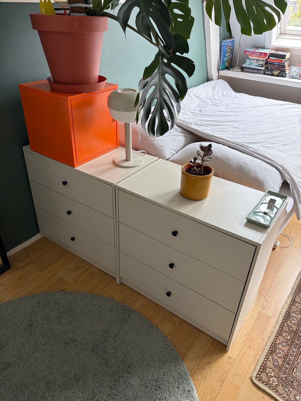 Ikea Gursken ladekastjes 2x, Ophalen, 50 tot 100 cm, Zo goed als nieuw, 3 of 4 laden