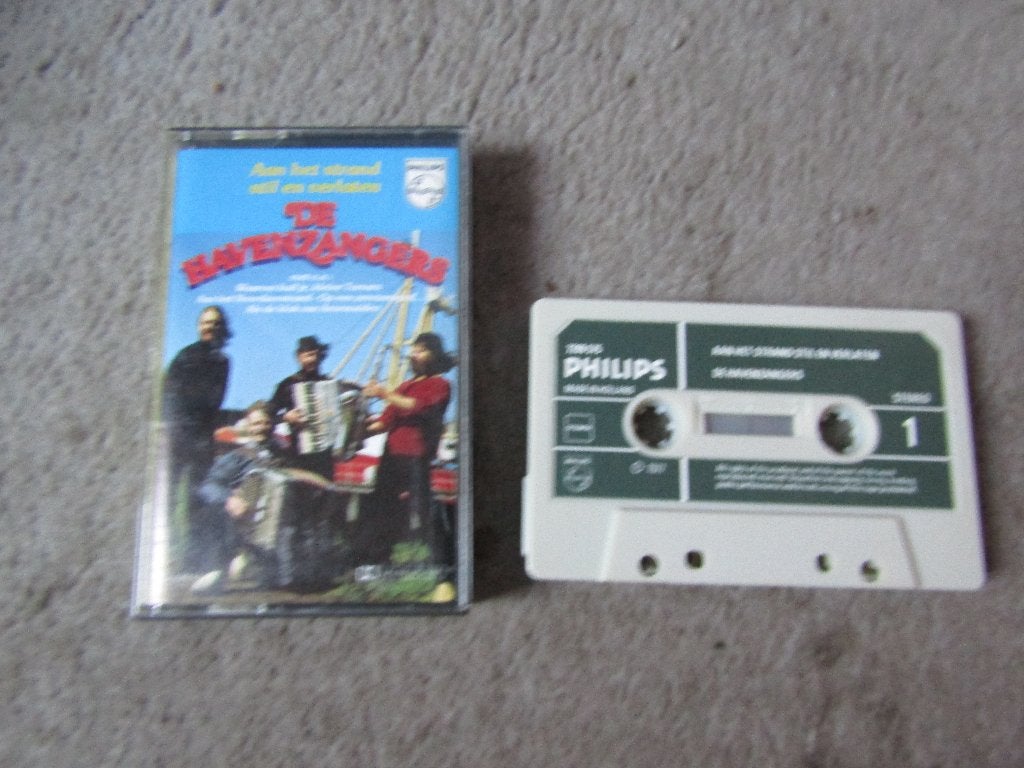 Cassette: De Havenzangers - Aan het strand stil en verlaten, Cd's en Dvd's, Gebruikt, 1 bandje, Ophalen of Verzenden, Origineel