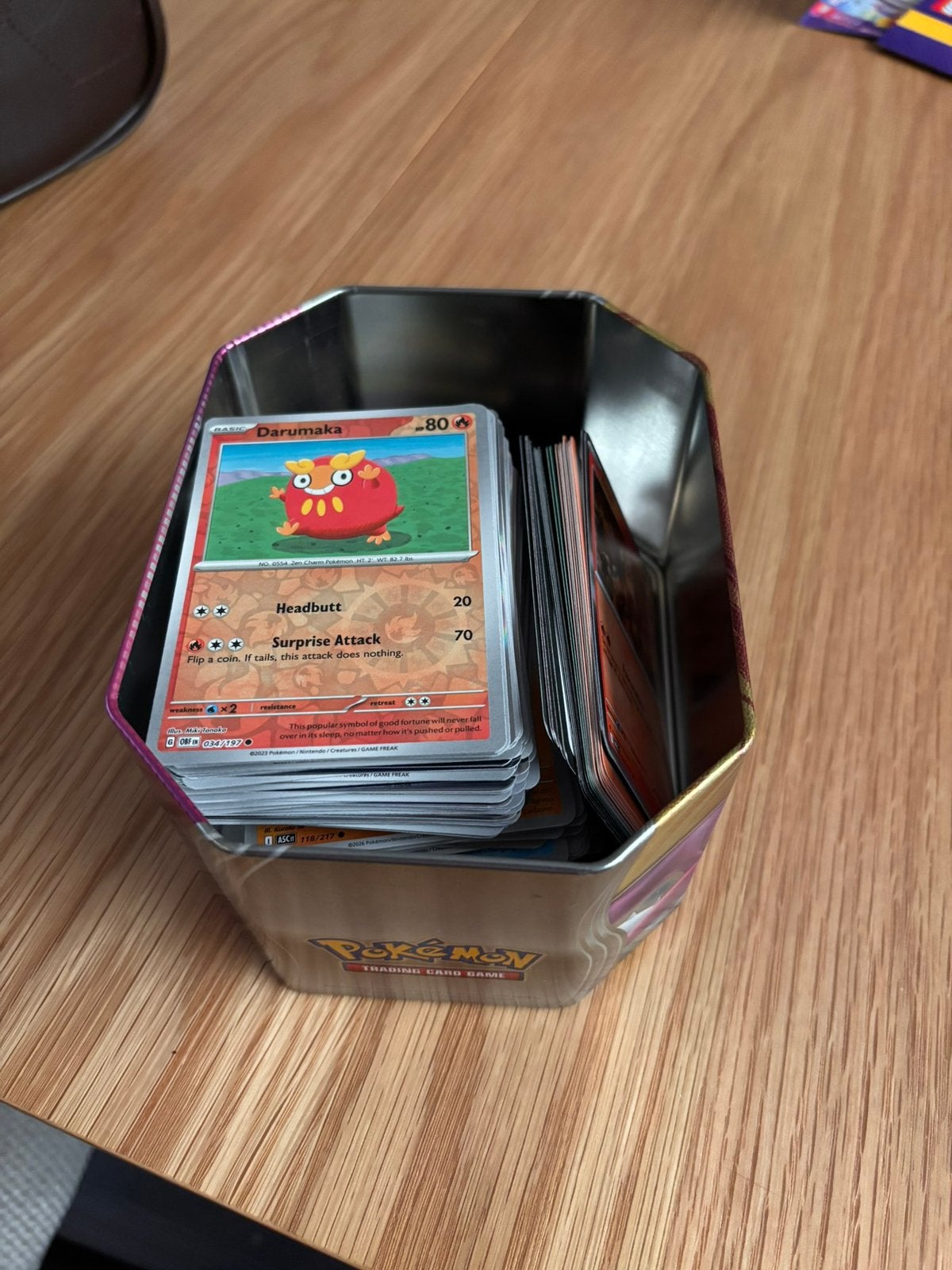 Meer dan 200 pokemonkaarten in tin, Ophalen of Verzenden, Nieuw, Meerdere kaarten