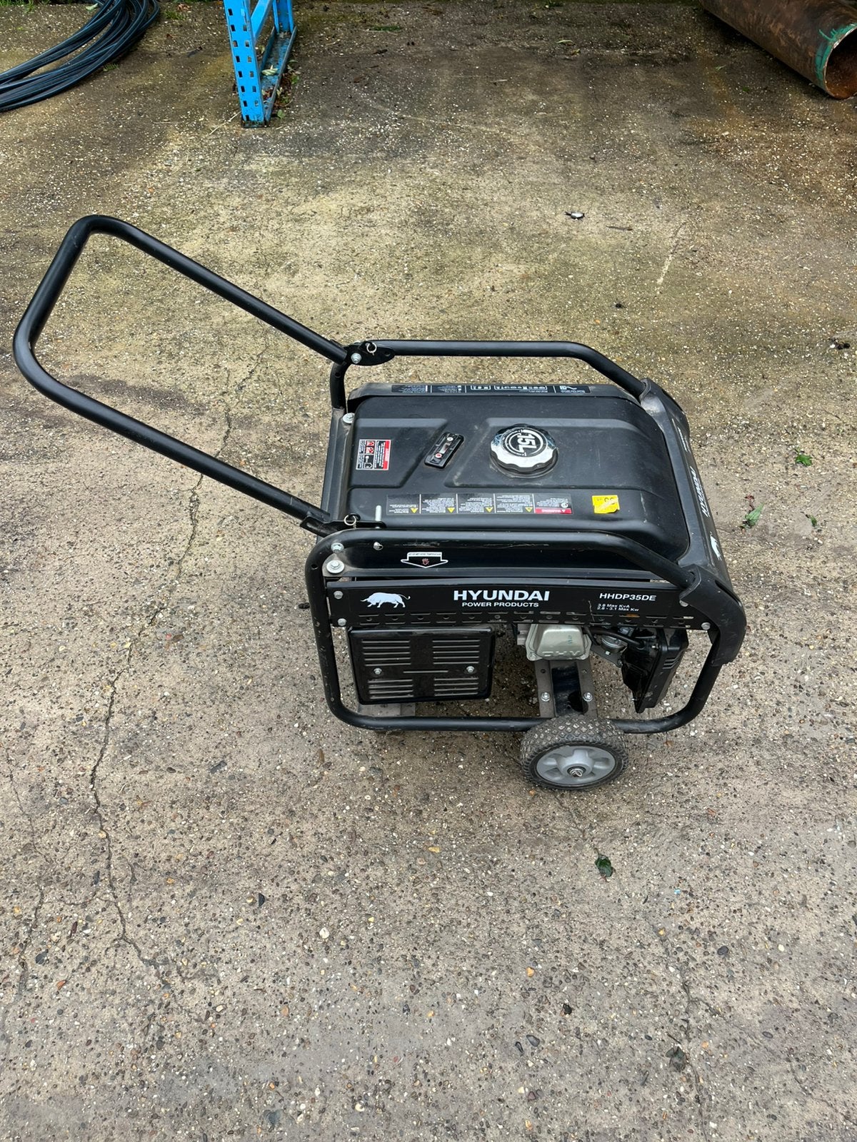Hyundai HHDP35DE aggregaat, Ophalen, Gebruikt, Minder dan 5 kVA, Benzine