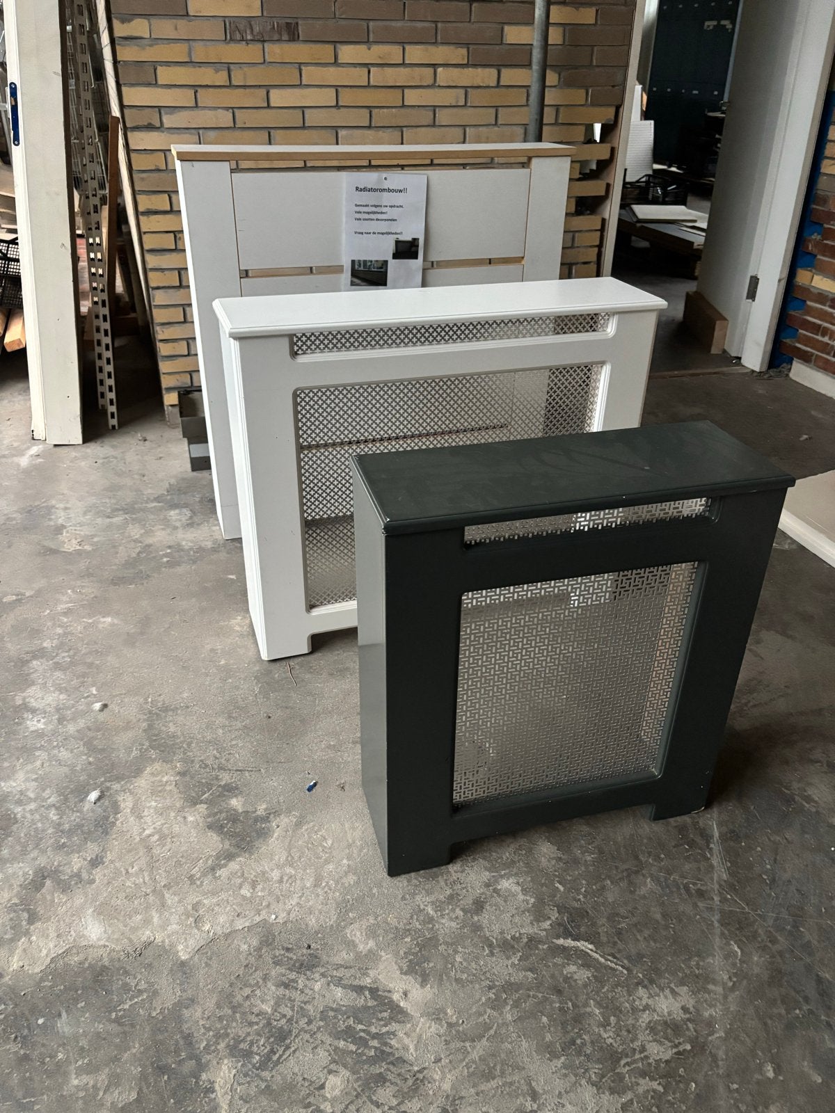 Radiatorombouw op maat - Wit of Antraciet, Radiator, Ophalen of Verzenden, Zo goed als nieuw, 60 tot 150 cm