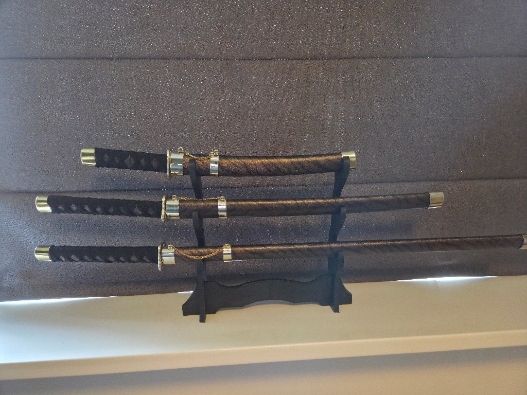 Nieuwe set katana in doos. Ninja/samurai zwaarden, Ophalen of Verzenden, Nieuw