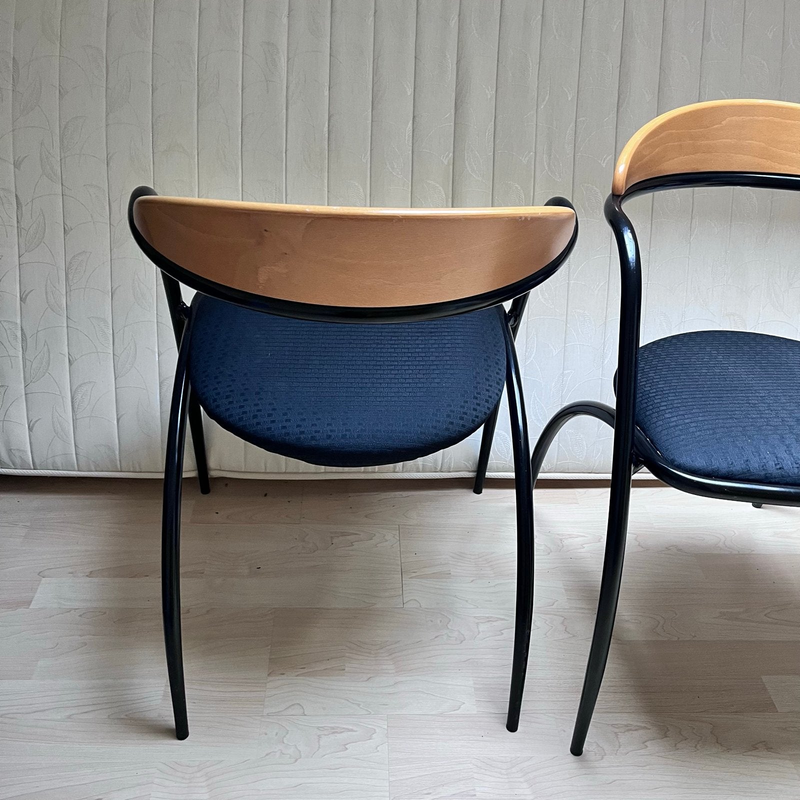 2 moderne stoelen Zgan, Huis en Inrichting, Stoelen, Ophalen, Twee, Zwart, Zo goed als nieuw