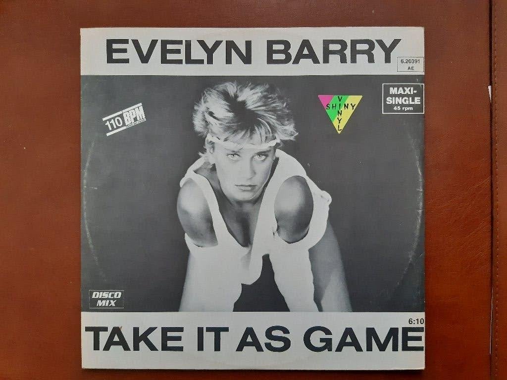 Evelyn Barry - Take it as a Game (Maxi Green Transparent), Gebruikt, Maxi-single, Ophalen of Verzenden, Pop