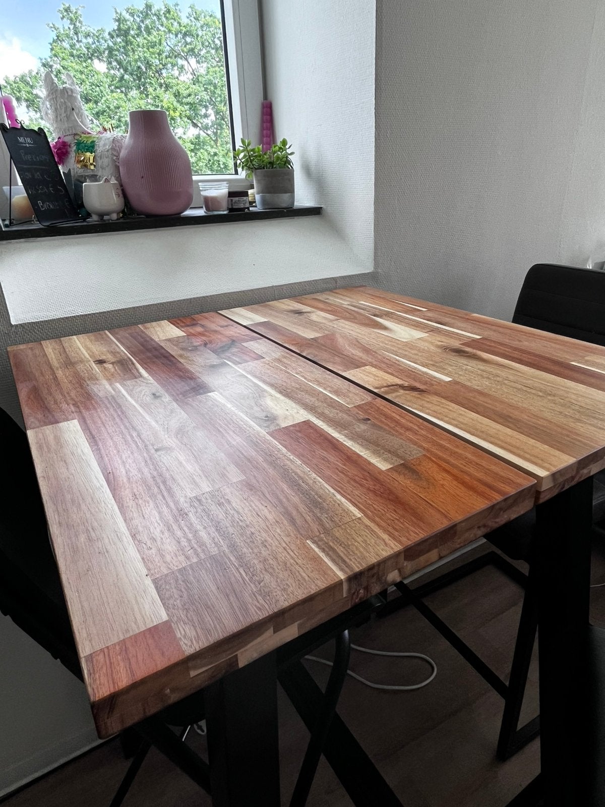 Ikea Skogsta Bar table, Ophalen, Zo goed als nieuw, Rechthoekig, 50 tot 100 cm