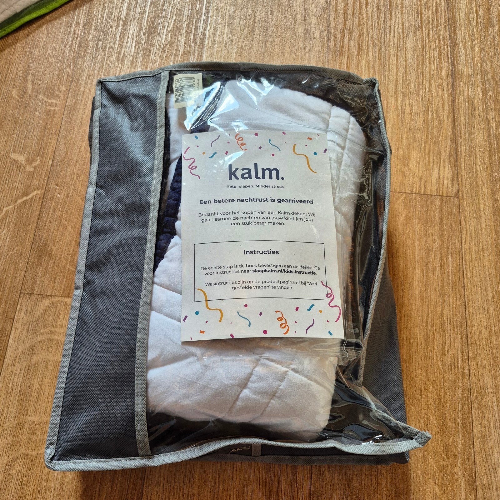 Kalm verzwaringsdeken 2,0-2,4kg, Ophalen, Zo goed als nieuw, Minder dan 70 cm, Overige typen