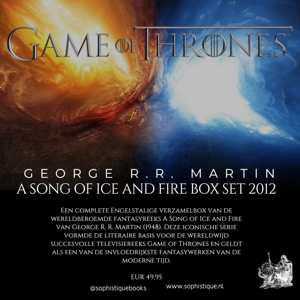 A Song of Ice and Fire Box Set George R.R. Martin 2012, Ophalen of Verzenden, Zo goed als nieuw
