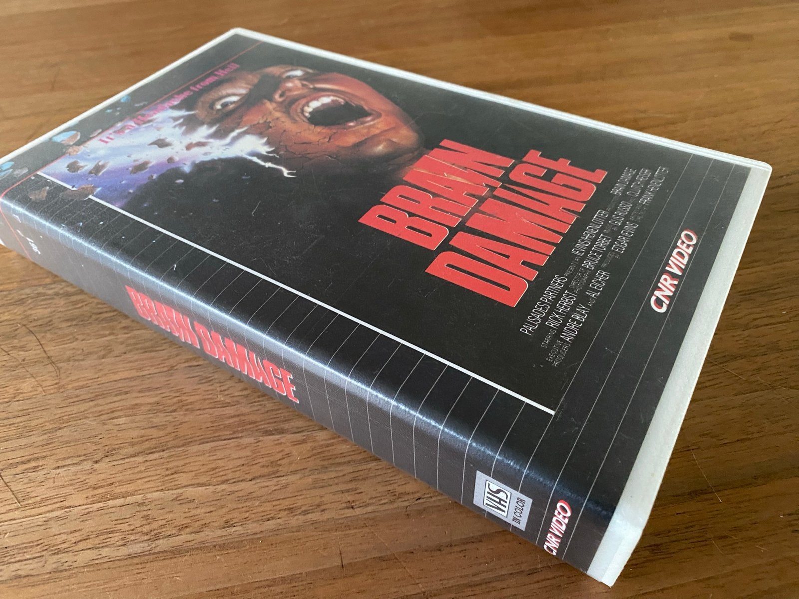 Brain Damage VHS 1988 Frank Henenlotter horror, Nederlands ondertiteld, Gebruikt, Vanaf 16 jaar, VHS