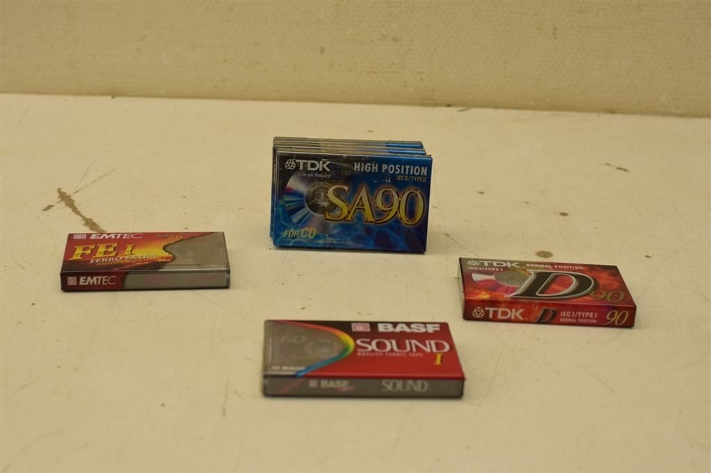 6 stuks cassettebandjes 46484, Cd's en Dvd's, Ophalen of Verzenden, Gebruikt, Overige genres, 1 bandje