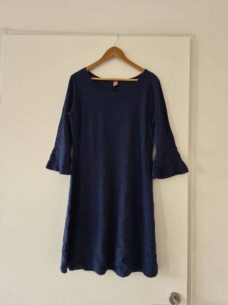 Jurk Kyra & Ko maat L dames - donkerblauw, Kleding | Dames, Blauw, Maat 42/44 (L), Ophalen of Verzenden, Zo goed als nieuw