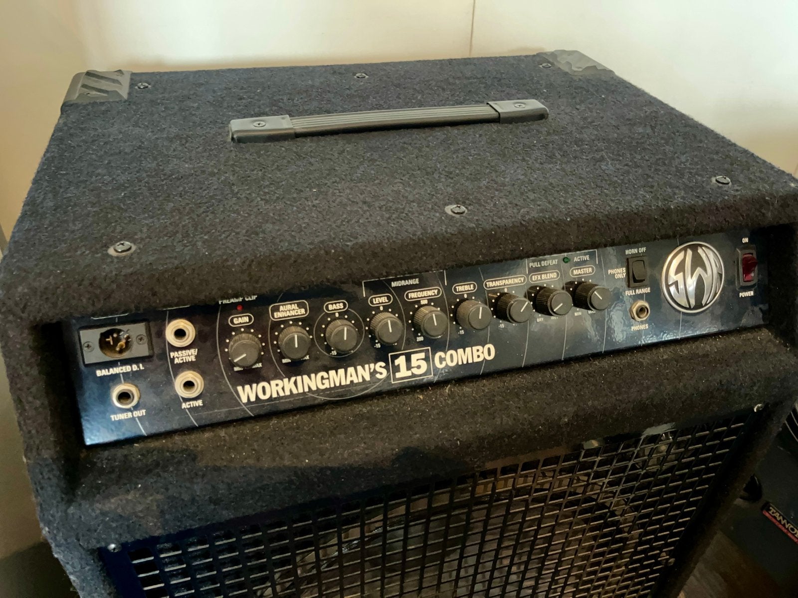 SWR Workingman’s 15 bascombo – pre-Fender / Sun Valley, Muziek en Instrumenten, Versterkers | Bas en Gitaar, Ophalen, Gebruikt