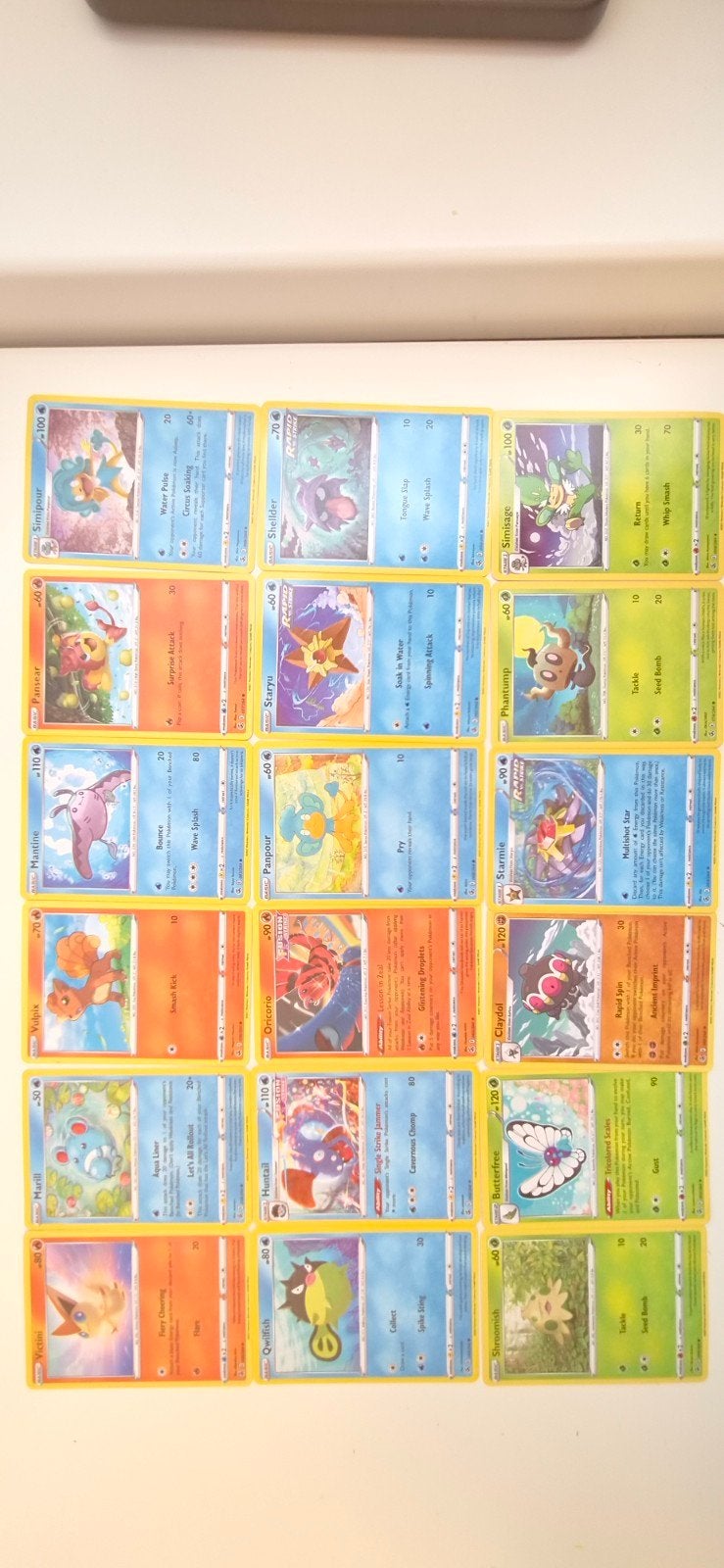 Pokémon Kaarten Collectie - Diverse Basis Kaarten, Ophalen, Gebruikt, Meerdere kaarten