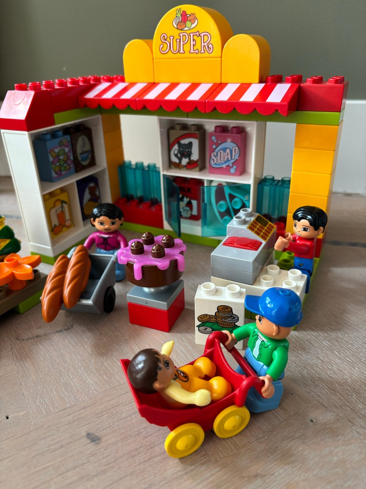 LEGO Duplo Supermarkt  (Set 5604), Kinderen en Baby's, Speelgoed | Duplo en Lego, Zo goed als nieuw, Duplo, Ophalen of Verzenden