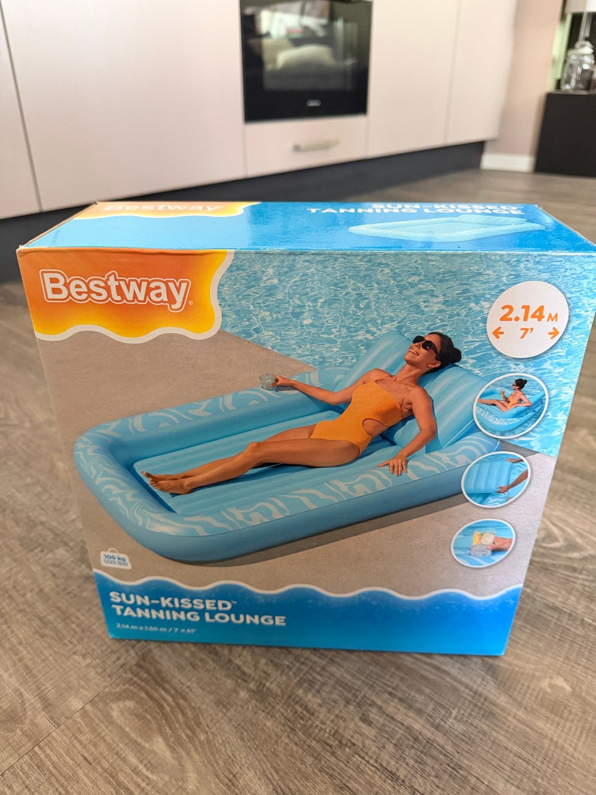 Bestway Sun-Kissed Tanning Lounge - Zonnebed, Ophalen, Minder dan 80 cm, Overige typen, Nieuw