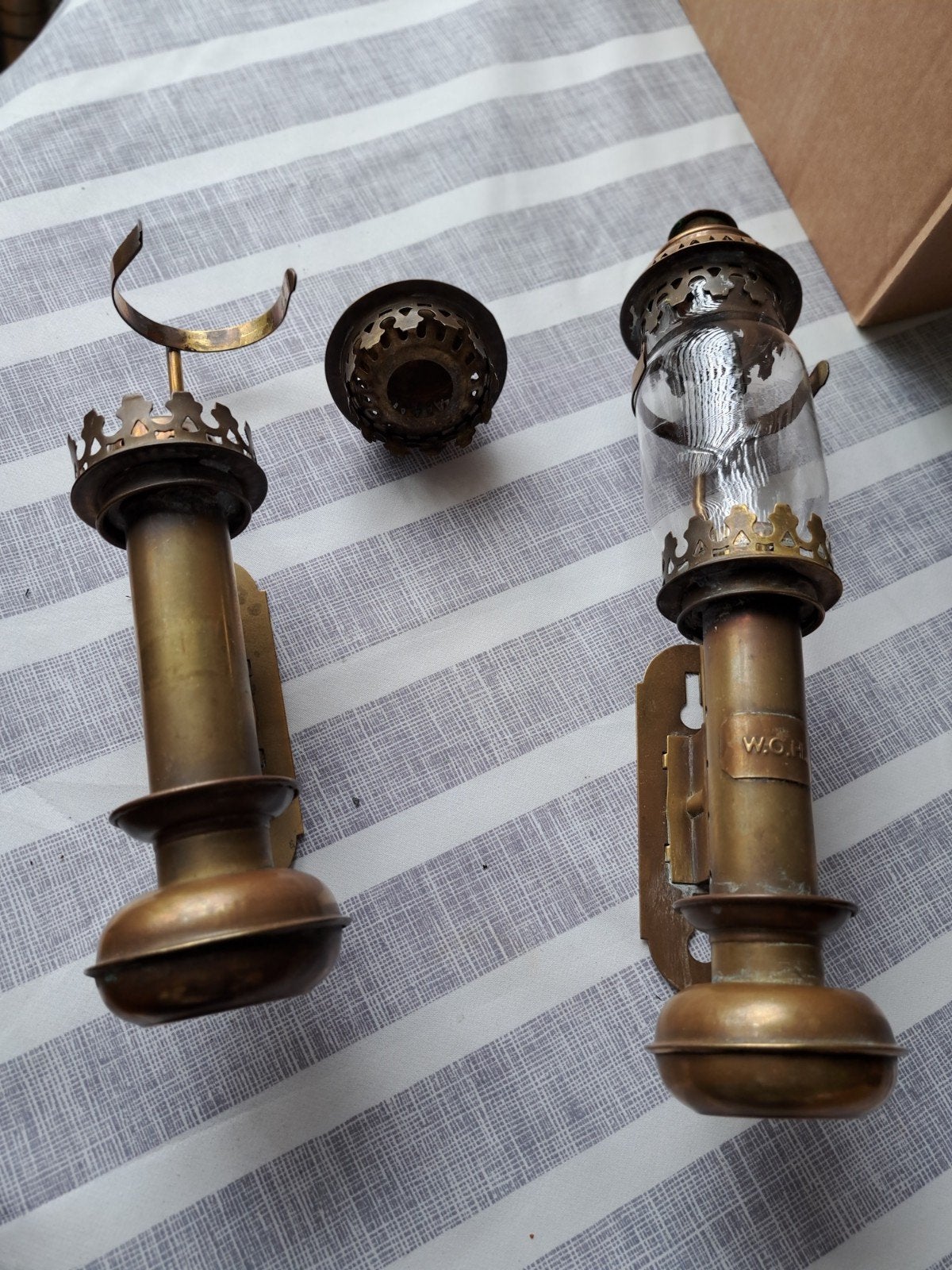 koetslampen, Antiek en Kunst, Ophalen of Verzenden, Koper of Brons