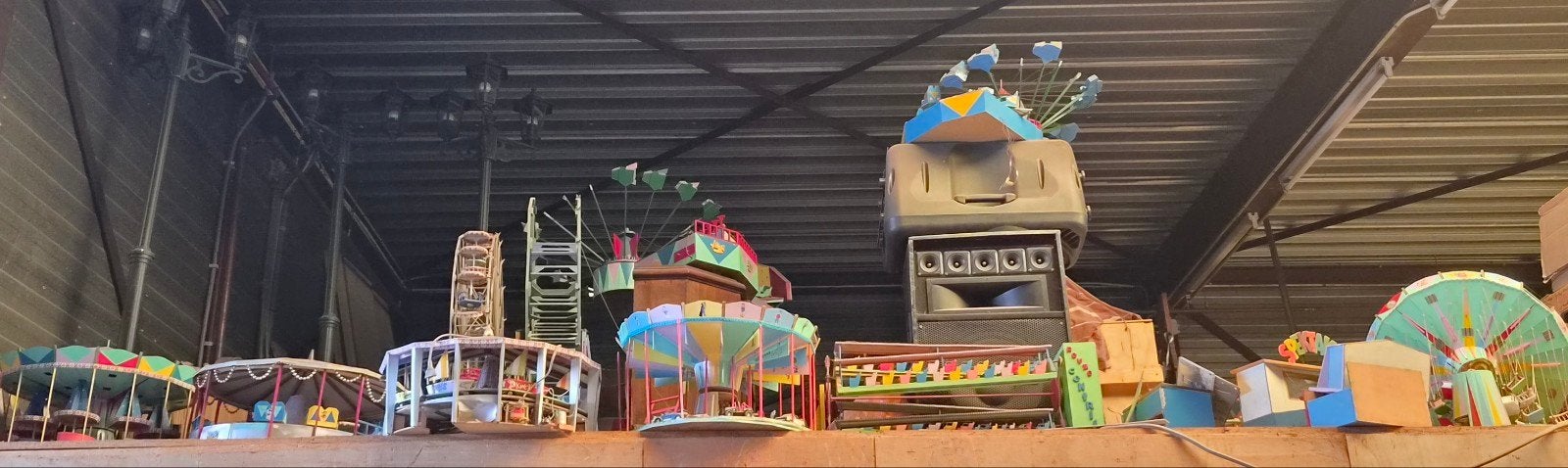 miniatuur kermis attracties, Hobby en Vrije tijd, Ophalen, Gebruikt