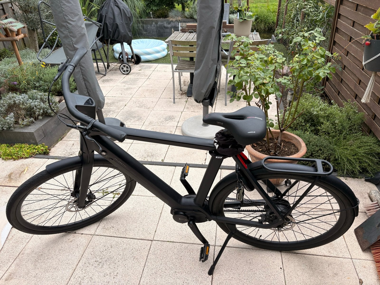 Veloretti Ace 2 Pro – Mat Zwart –  3.000 km, Fietsen en Brommers, Ophalen of Verzenden, Gebruikt, Veloretti