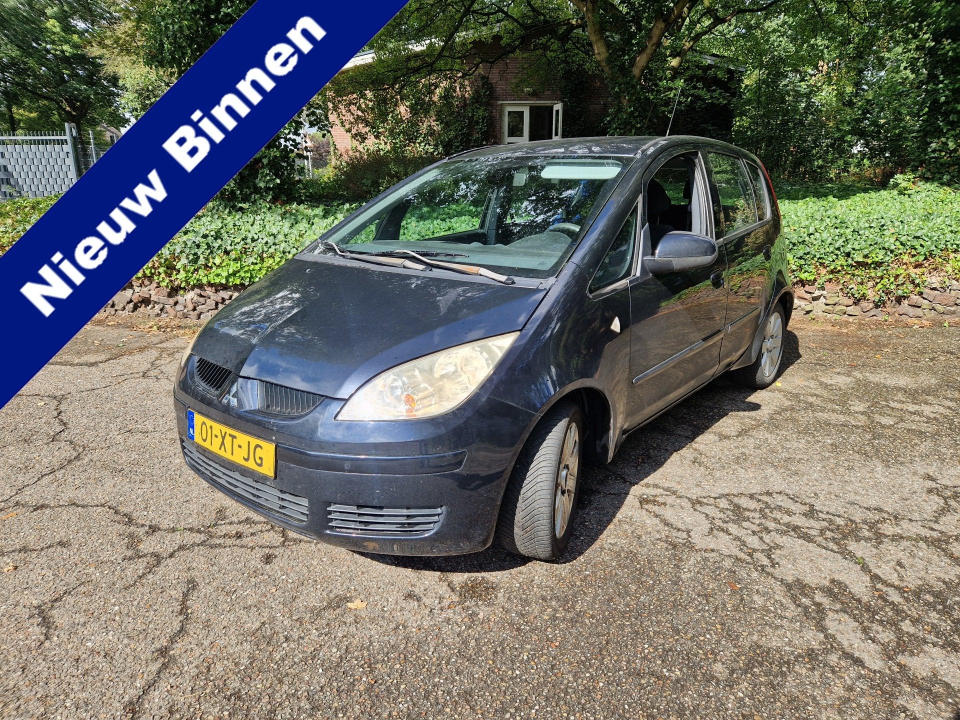 Mitsubishi Colt 1.3, 5drs, airco, nw apk 10-2027 (bj 2007), Auto's, Gebruikt, 31 €/maand, 4 cilinders, Origineel Nederlands