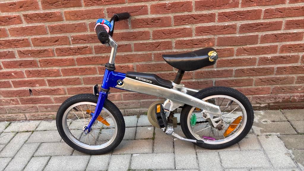 Bmw fiets  14 inch (opknapper), Ophalen, Gebruikt, Terugtraprem, Minder dan 16 inch