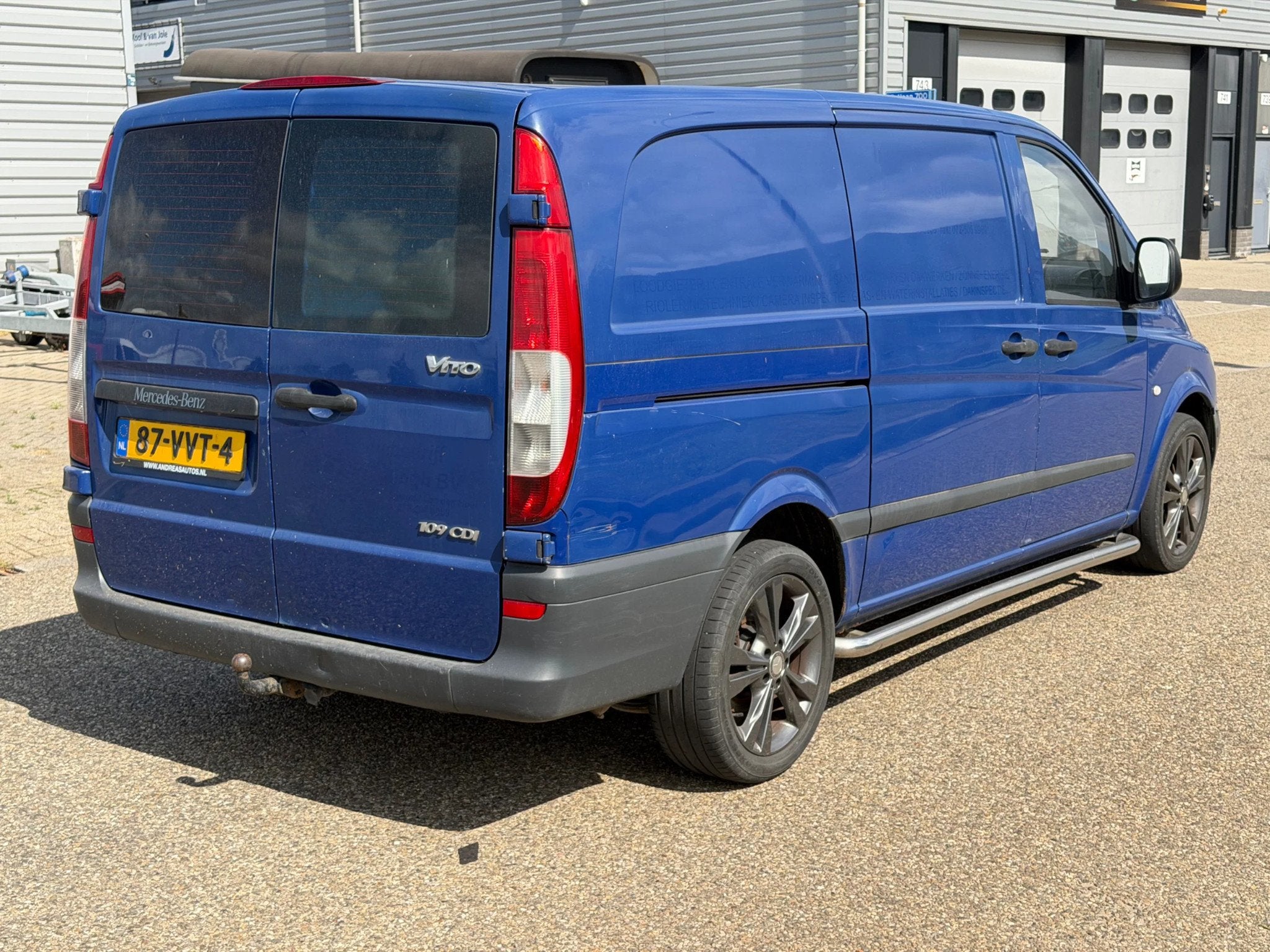 Mercedes-Benz Vito 109CDI L2H1 Trekhaak (bj 2008), Auto's, Gebruikt, Blauw, Mercedes-Benz, Bedrijf