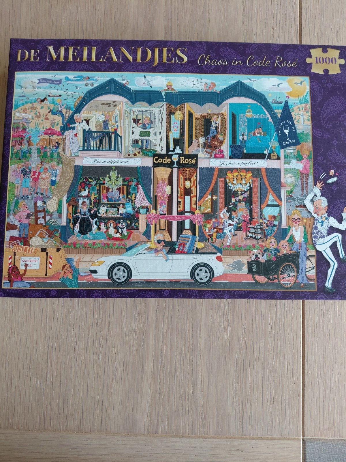 De Meilandjes Chaos in Code Rosé Legpuzzel 1000 stukjes, Hobby en Vrije tijd, Verzenden, 500 t/m 1500 stukjes, Nieuw, Legpuzzel