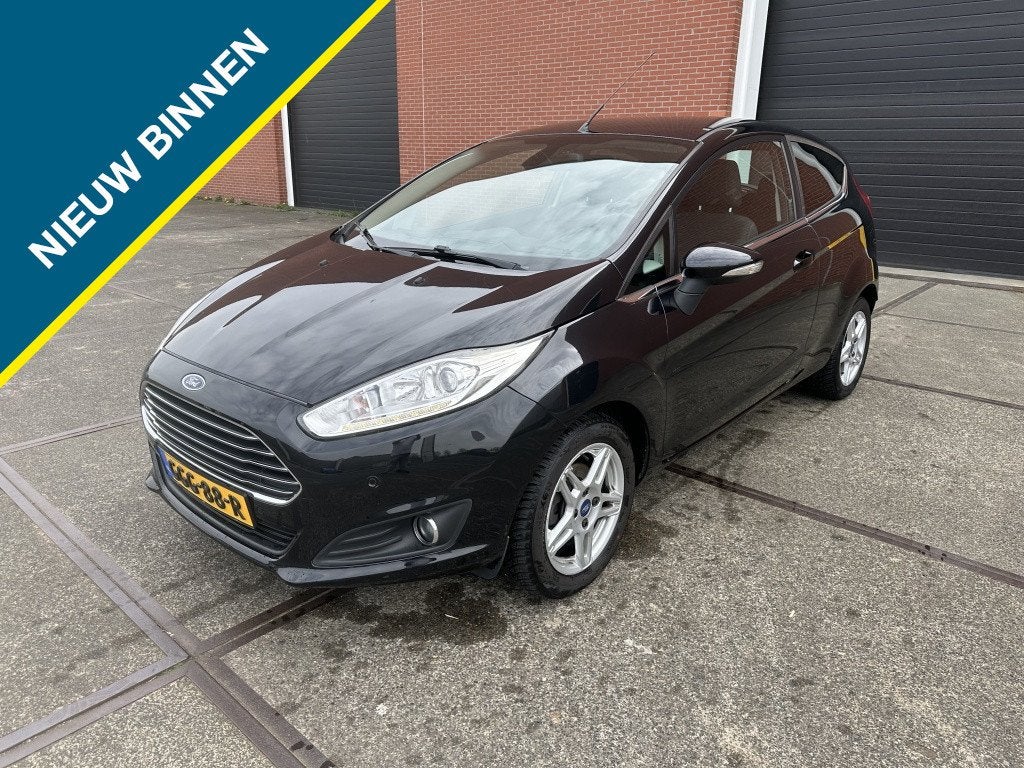 Ford Fiesta 1.0 EcoB. Titanium (bj 2013), Euro 5, 101 pk, Gebruikt, Zwart