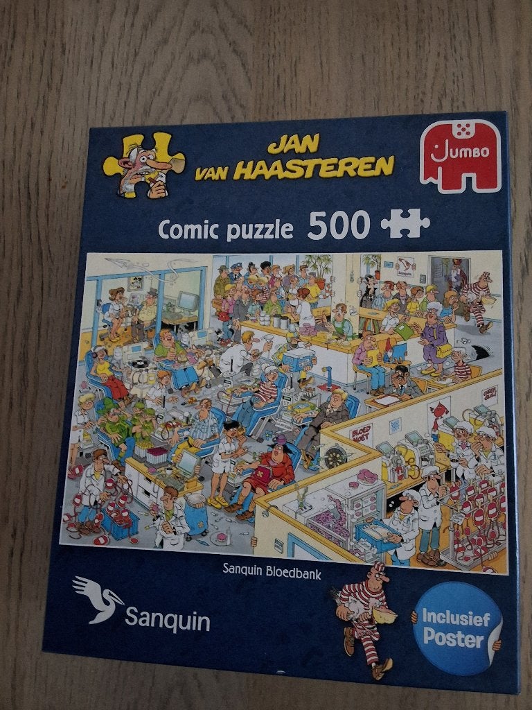 Jan van haasteren, Ophalen of Verzenden, 500 t/m 1500 stukjes, Zo goed als nieuw, Legpuzzel