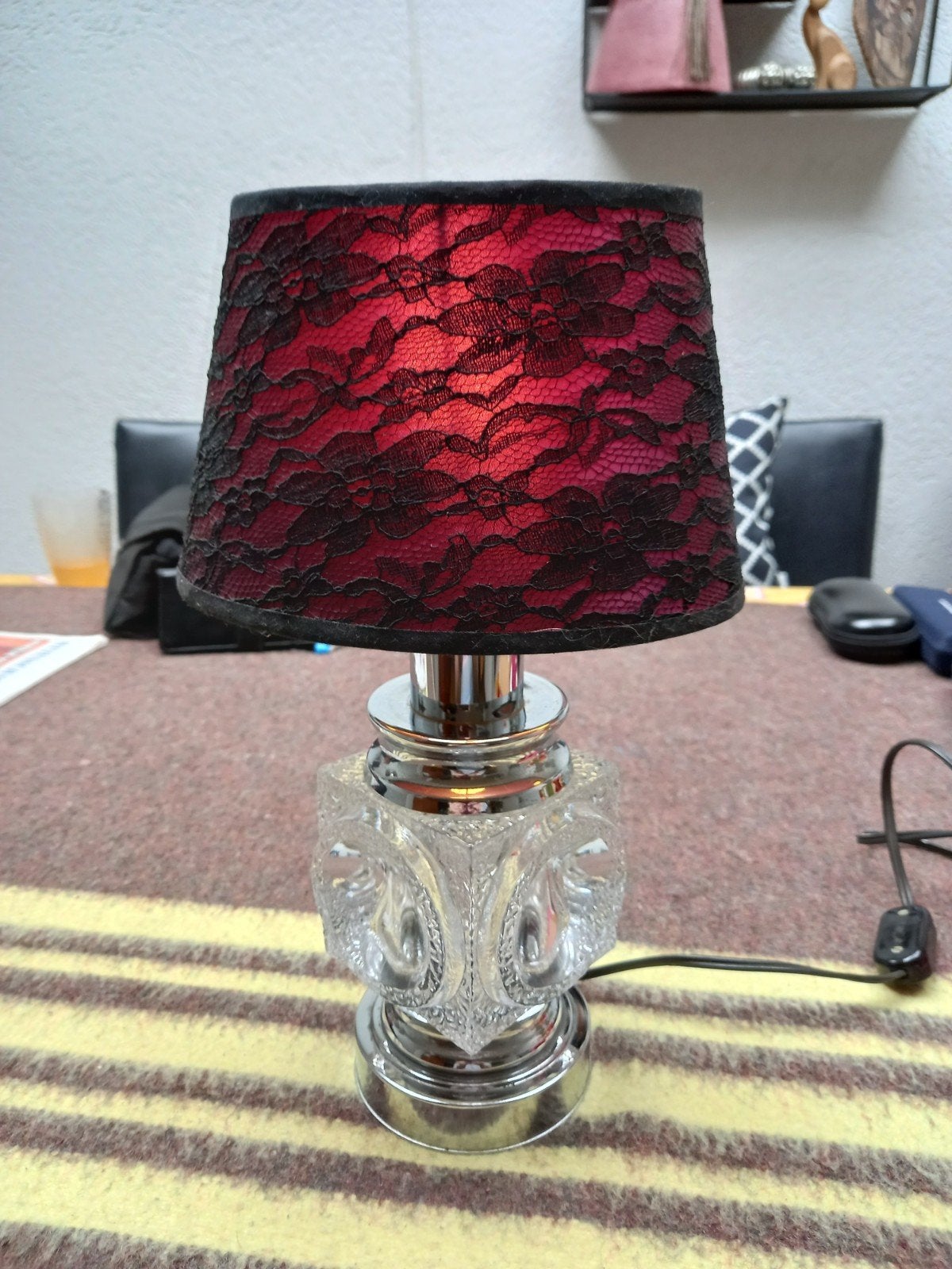 Vintage jaren '70 Peill & Putzler tafellamp., Gebruikt, Overige merken, Vintage, Met kap