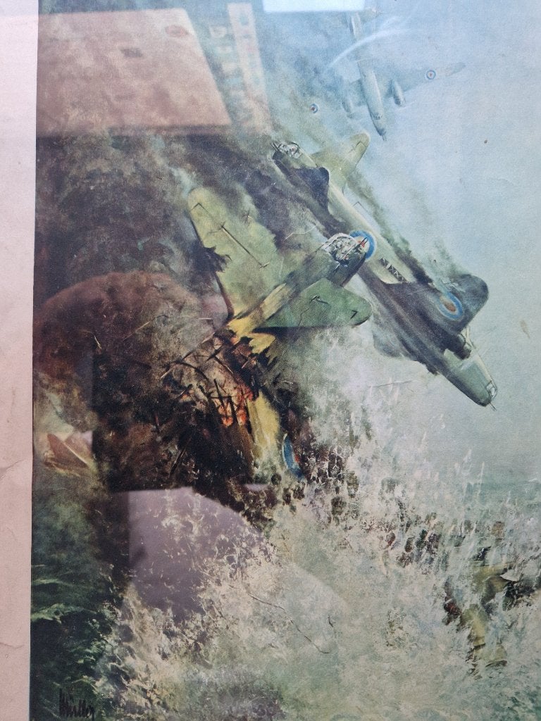 Orginele poster 1939 luftwaffe Wilhelmshaven, Ophalen of Verzenden, Luchtmacht, Duitsland, Foto of Poster
