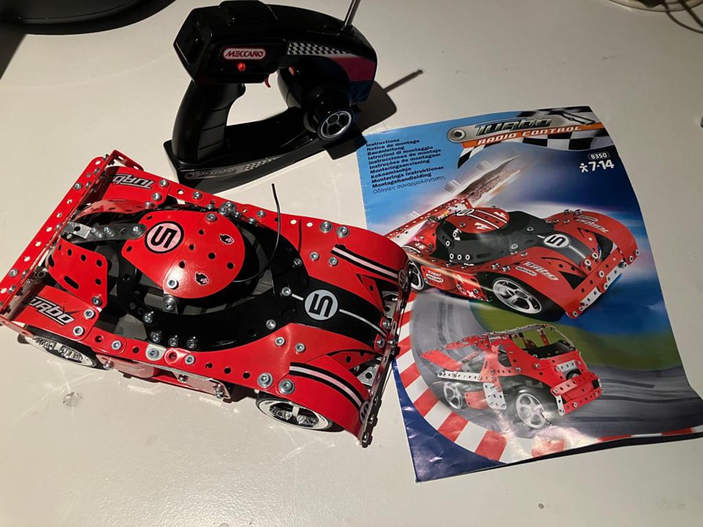 Meccano Turbo Radio Control afstandsbestuurbare raceauto, Ophalen of Verzenden, Zo goed als nieuw