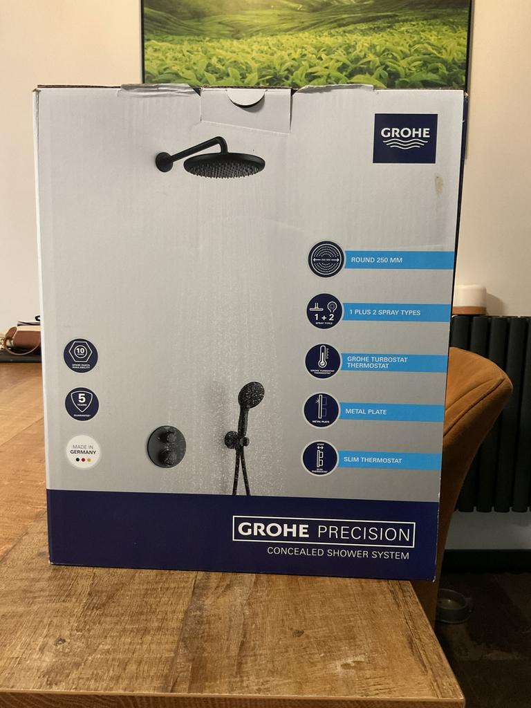GROHE prescision showerset, Huis en Inrichting, Ophalen of Verzenden, Nieuw, Zwart