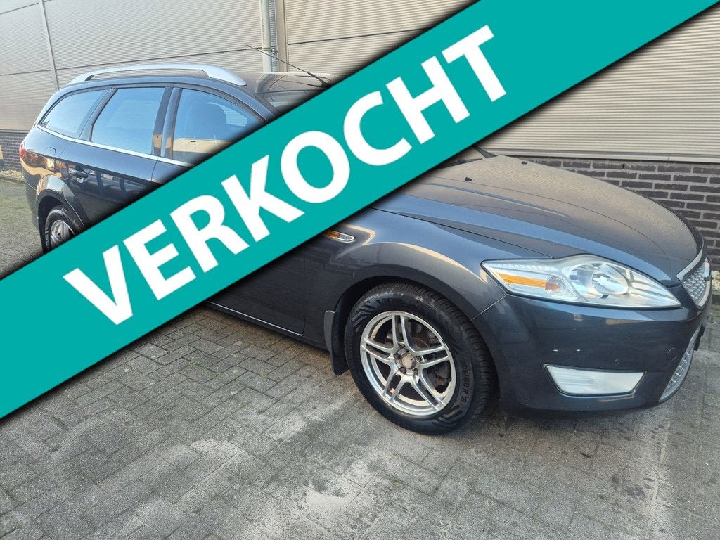 Ford Mondeo Wagon 2.0-16V Titanium - nap - nederlandse auto, Auto's, Gebruikt, Zwart, Mondeo, Origineel Nederlands