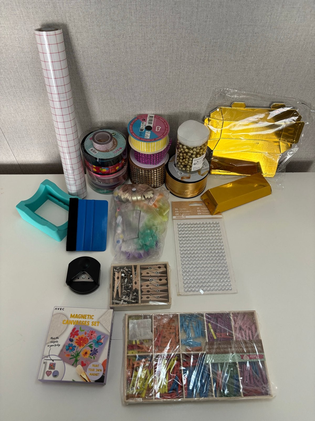 LOS/SAMEN - Knutsel set, Hobby en Vrije tijd, Zelfklevend, Meerkleurig, Zo goed als nieuw, Knutselmateriaal