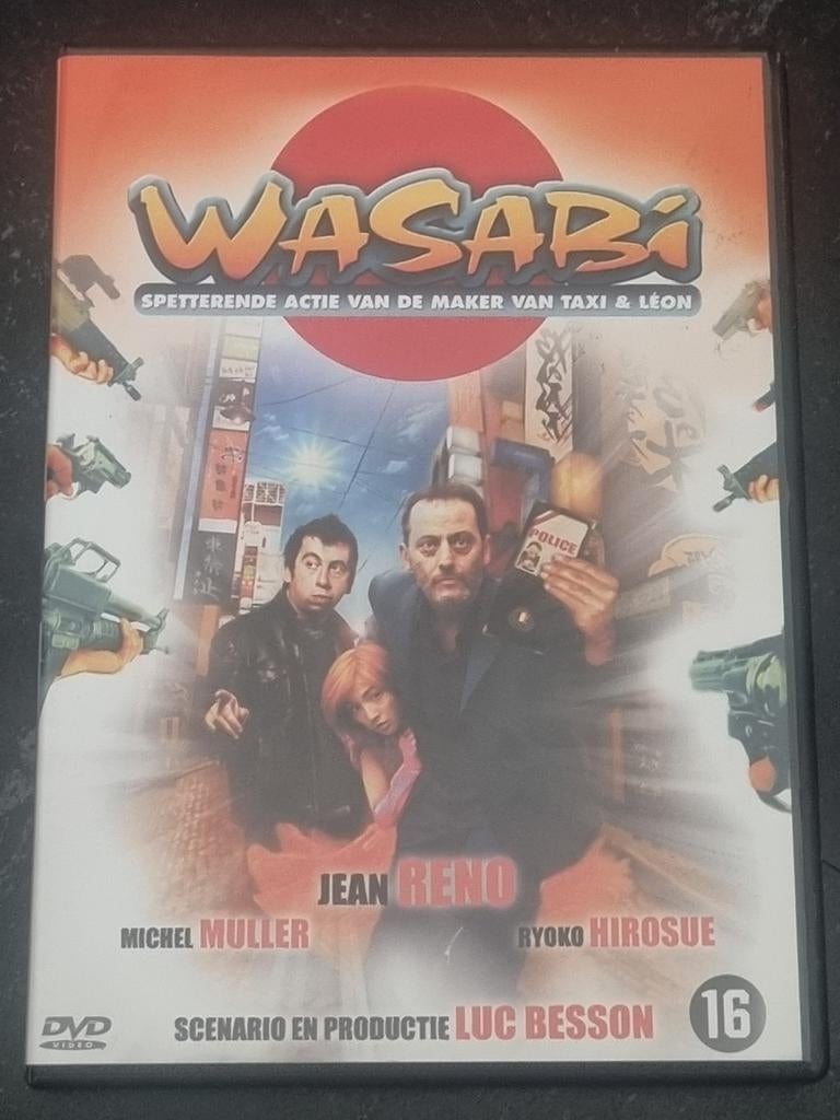 Wasabi DVD - Actiekomedie met Jean Reno, Cd's en Dvd's, Vanaf 16 jaar, Ophalen of Verzenden, Zo goed als nieuw, Actiekomedie
