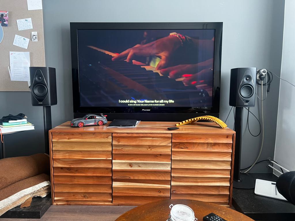 Sonus faber duette + originele standaards en verpakking, Ophalen, Zo goed als nieuw, Overige merken