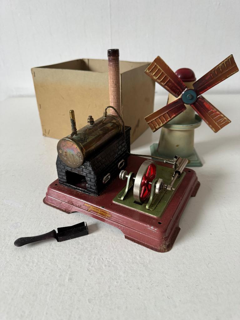 Fleischmann stoommachine met molen, Antiek en Kunst, Antiek | Speelgoed, Verzenden