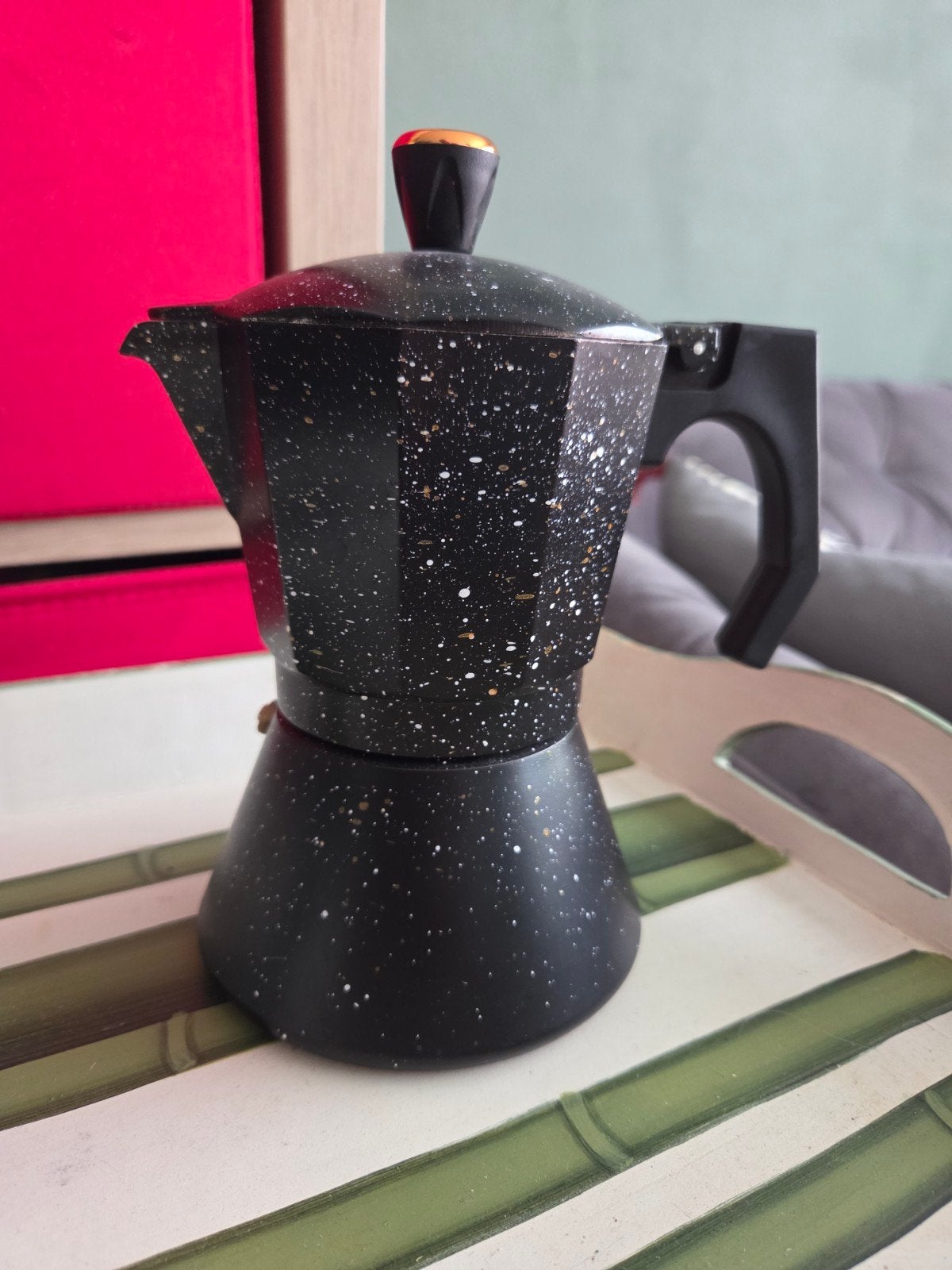 Espresso percolator, geschikt voor inductie, Ophalen of Verzenden, Zo goed als nieuw