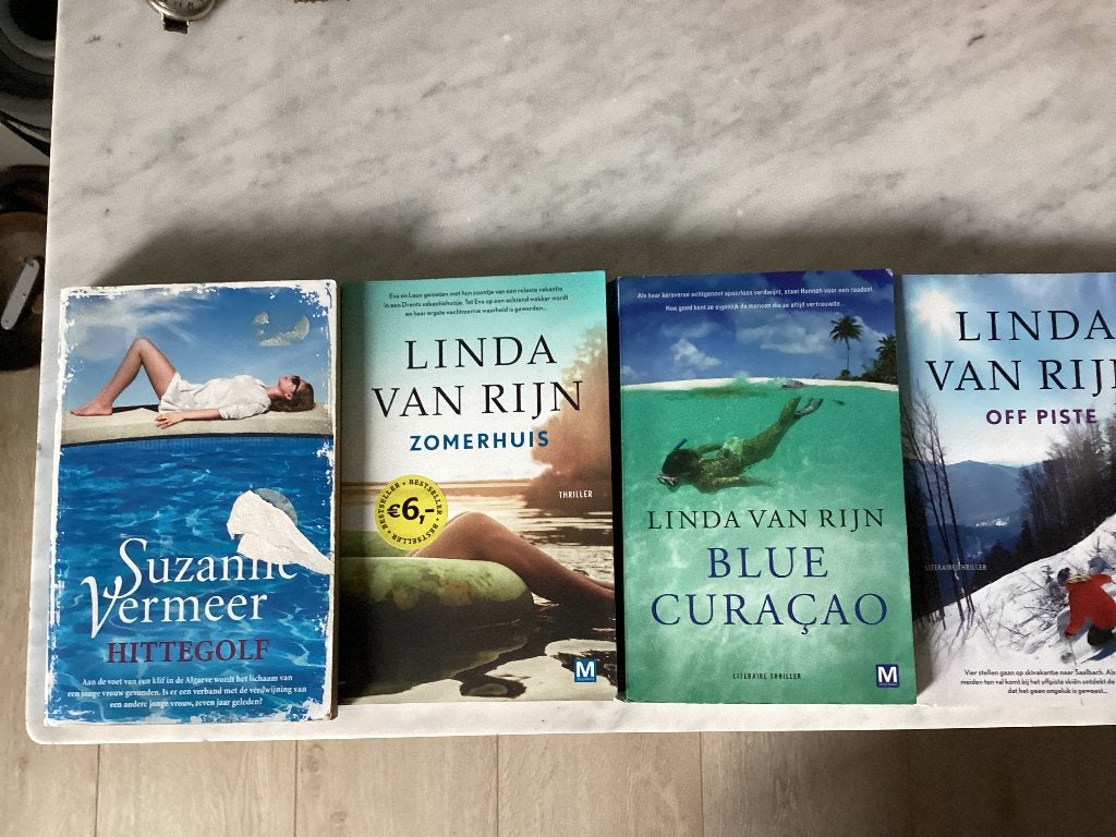 7 trillers Susanne Vermeer, Linda v Rijn , Tess gerritsen, Ophalen of Verzenden, Zo goed als nieuw, Nederland