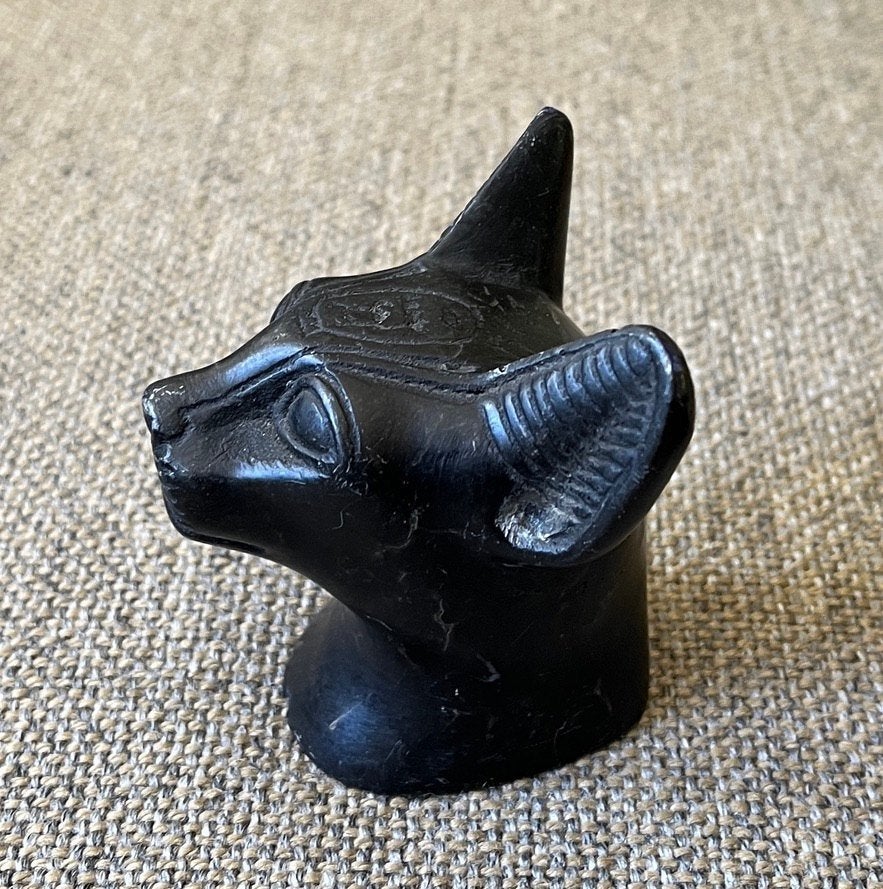 Egyptisch beeldje van de godin Bastet, Antiek en Kunst, Ophalen of Verzenden