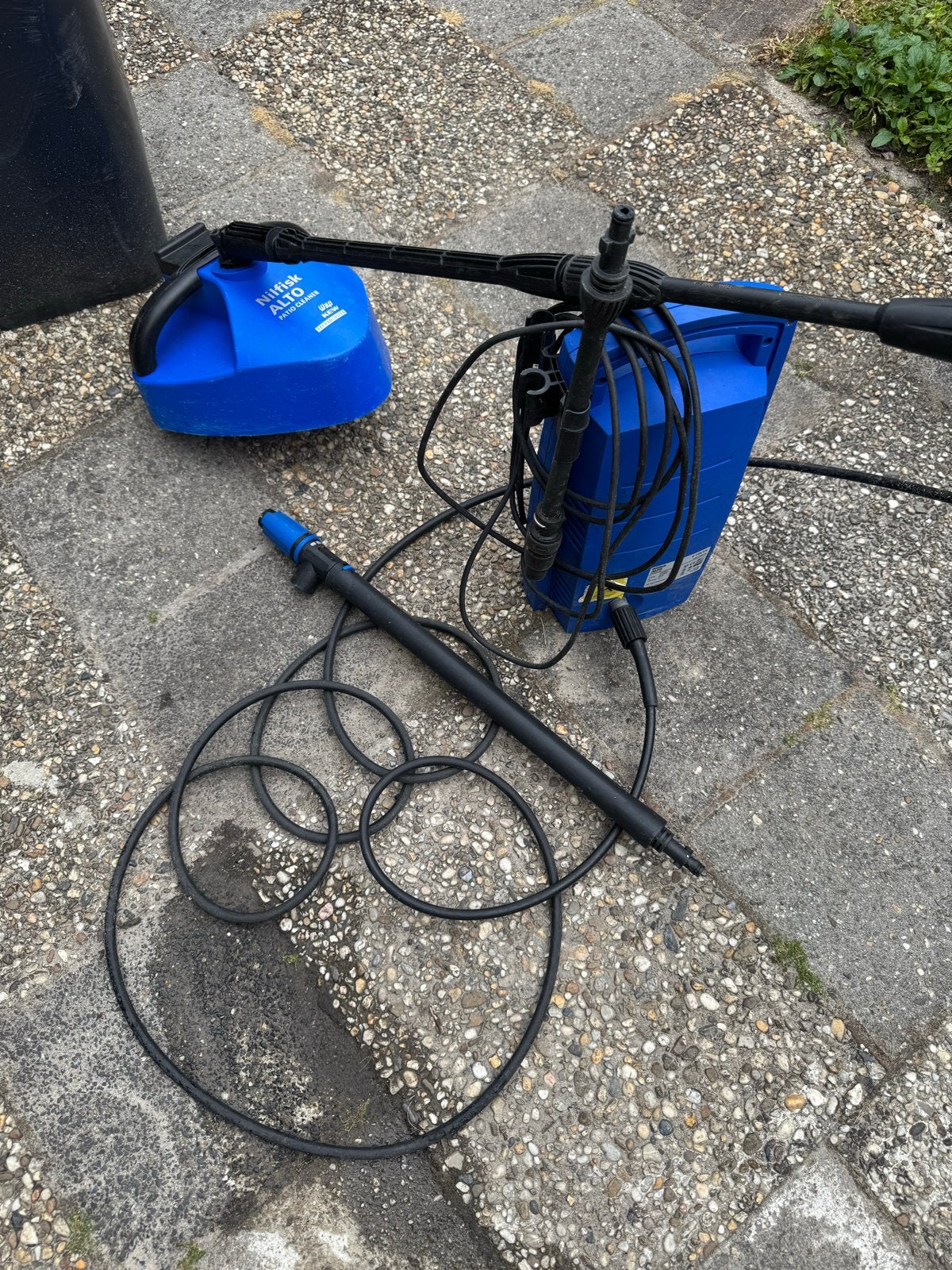 Nilfisk Alto hogedrukreiniger met accessoires, Tuin en Terras, Hogedrukreinigers, Ophalen, Gebruikt, Elektrisch