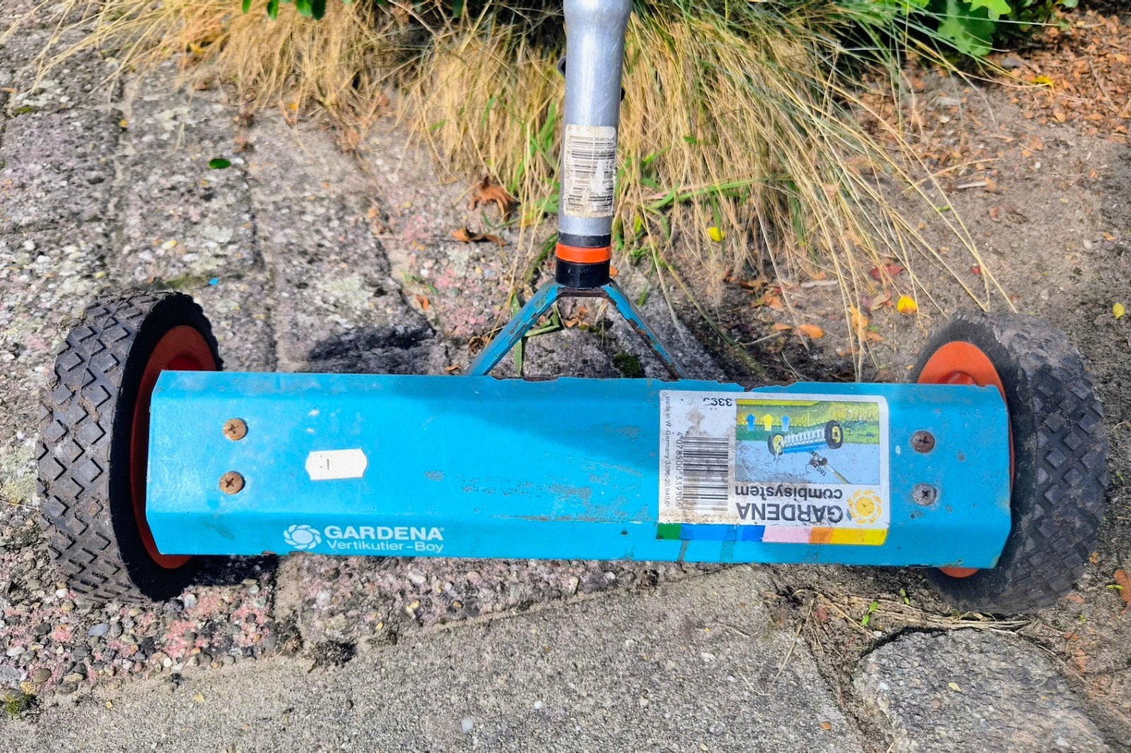 Gardena Verticuteerboy - Handmatige Verticuteermachine, Ophalen of Verzenden, Gebruikt, Gardena
