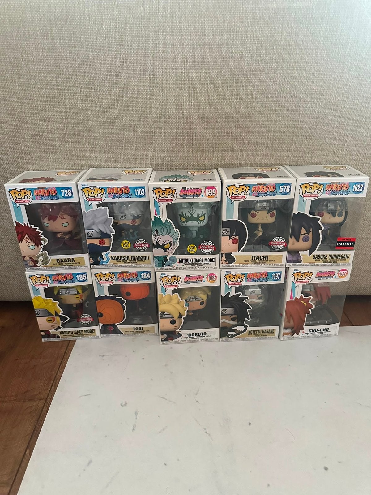 Naruto/Boruto Funko Pop Bundel - Diverse Figuren, Ophalen of Verzenden, Zo goed als nieuw