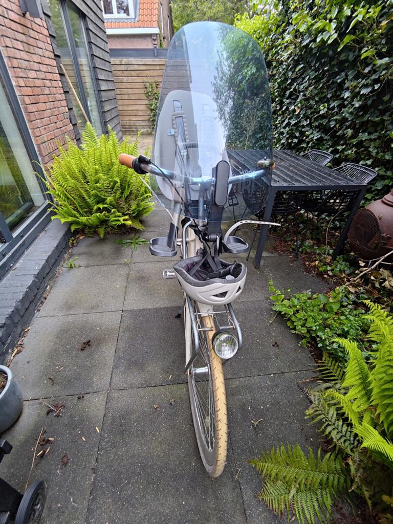 Veloretti Damesfiets + Urban Iki voorzitje + windscherm + he, Ophalen