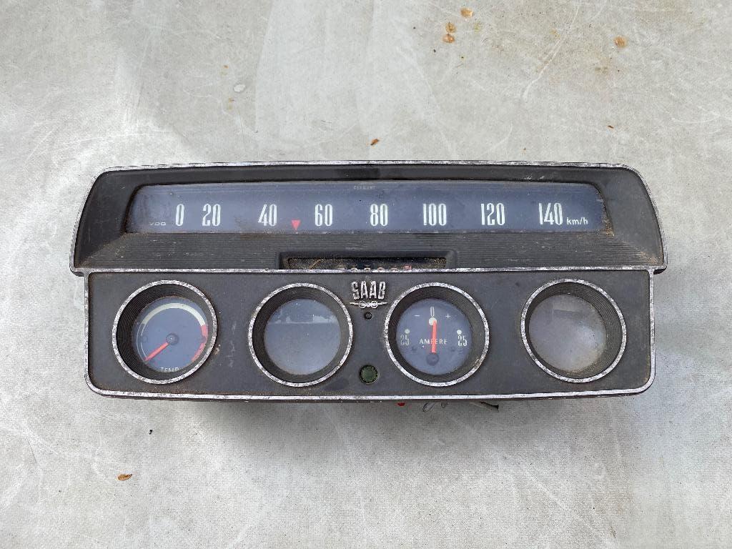 Instrumentenpaneel SAAB 95&96 ‘60-‘64, Ophalen of Verzenden, Gebruikt, Saab