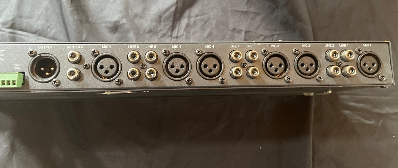Australian Monitor TX6000 Installatie Serie Mixer, Ophalen of Verzenden, Gebruikt, 5 tot 10 kanalen, Microfooningang