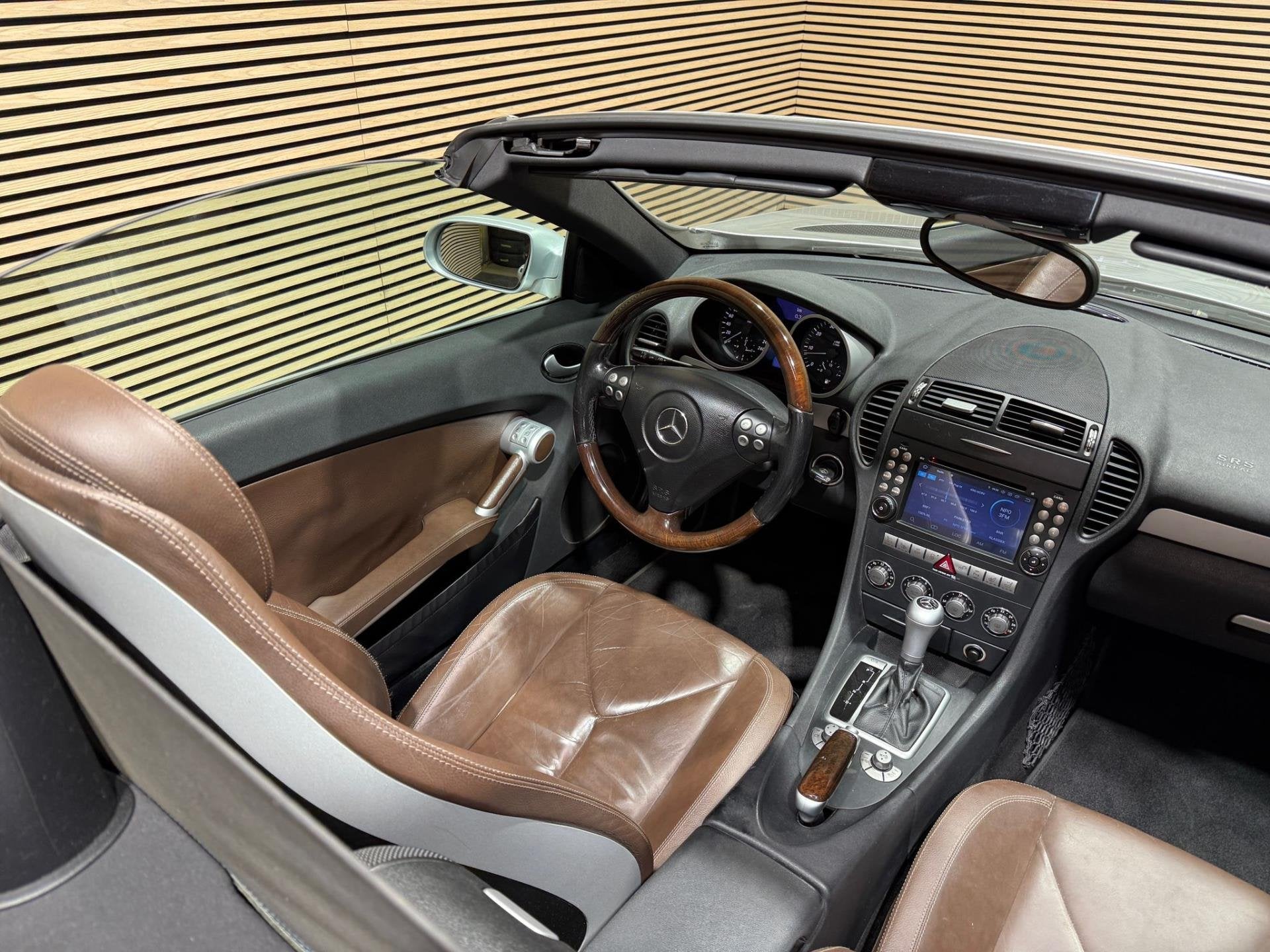 Mercedes-Benz SLK-klasse 350 | 6 cilinder | Automaat | Airco, Auto's, Achterwielaandrijving, Gebruikt, Cabriolet, 2 stoelen